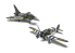 Airfix maquette avion A04001 Eurofighter Typhoon FGR.4 Moggy et Hawker Typhoon Mk.IB Pack jumeau 1/72