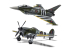 Airfix maquette avion A04001 Eurofighter Typhoon FGR.4 Moggy et Hawker Typhoon Mk.IB Pack jumeau 1/72