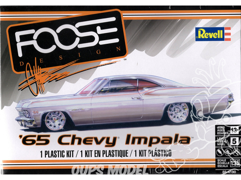 Revell US maquette voiture 14190 Chevrolet Impala 1965 1/25