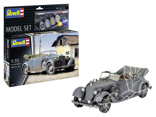 Revell maquette militaire 63354 Model Set Type 320 (W142) Cabriolet avec accessoires de base 1/35