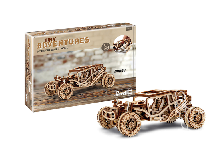 Revell 00610 Kit Bois Tiny Adventures - Buggy Modèles fonctionnels