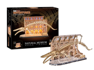 Revell 00620 Kit Bois Tiny Adventures - Musée Naturel Blue Whale: Le géant des mers brille