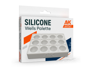 AK interactive outillage ak9567 Palettes à peinture EN SILICONE