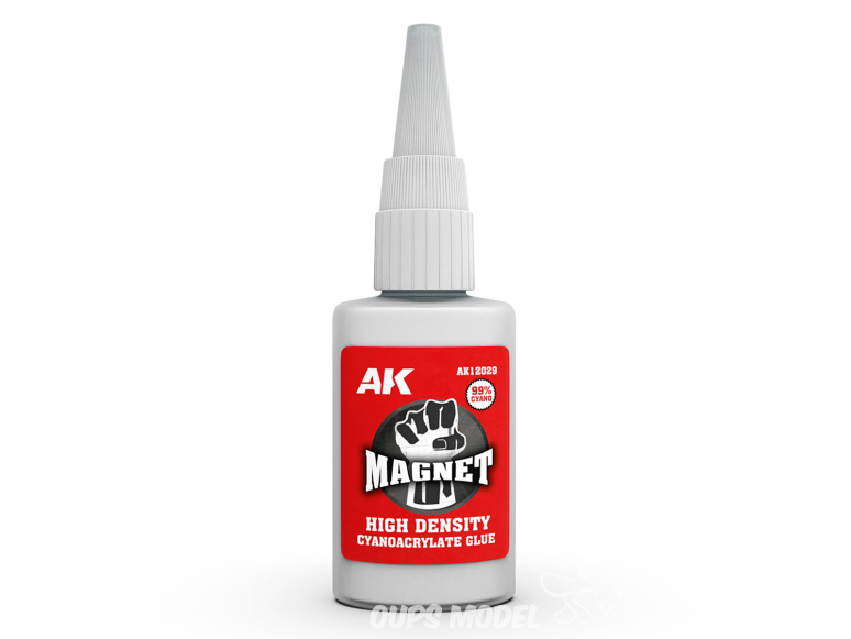AK interactive ak12029 MAGNET 20G HAUTE DENSITÉ COLLE CYANOCRYLATE