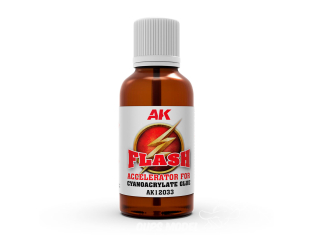 AK interactive ak12033 FLASH 30ML ACCÉLÉRATEUR POUR COLLE CYANOACRYLATE