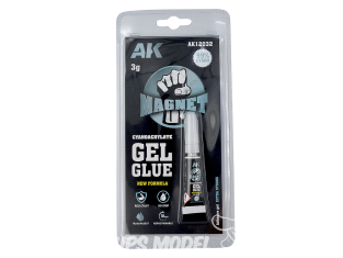 AK interactive ak12032 MAGNET COLLE CYANOCRYLATE GEL ULTRA RÉSISTANTE 3g