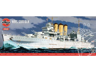 AIRFIX maquette A03203V HMS Suffolk 1/600
