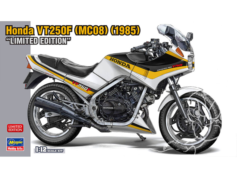Hasegawa maquette moto 21761 Honda VT250F (MC08) (1985) Édition limitée 1/12