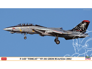 Hasegawa maquette avion 02444 F-14D Tomcat VF-101 Faucheurs 2002 1/72