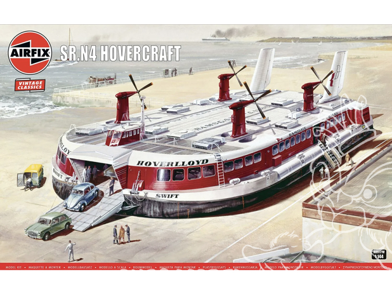 AIRFIX maquette A09171V SR. N4 Hovercraft 1/144