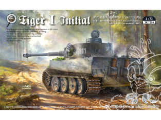Border model maquette militaire TK7204 Tigre I Initial Sd.Kfz.181 Pz.Kpfw.VI Ausf.E Initial Produiction s.Pz.Abt 502 1/72