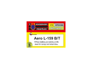 KP Model Kpex060 Masque Aero L-159B/T pour verrière et disques de roue 1/72