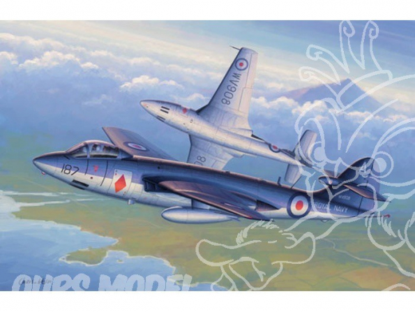 Hobby Boss maquette avion 87251 Seahawk FGA.6 1/72