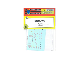 KP Model Kpex065 Decalques Mig-23 1/72