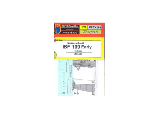 KP Model Kpex068 Decalques Bf 109 Early 1/72
