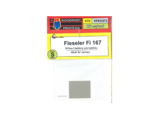 KP Model Kpex073 Masque Fieseler Fi 167 pour verrière et disques de roue 1/72