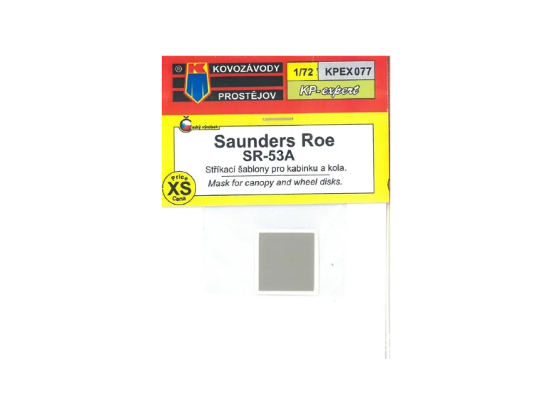 KP Model Kpex077 Masque Saunders Roe pour verrière et disques de roue 1/72