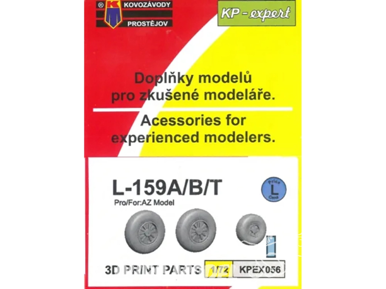 KP Model Kpex056 L-159A/B/T Roues pour kit AZ Model 1/72