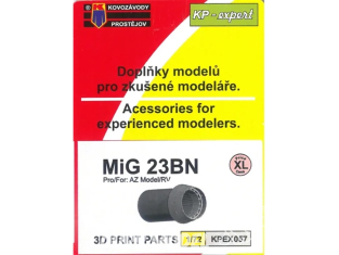 KP Model Kpex057 Buse d'échappement 3D de MiG-23BN pour kit AZ Model 1/72