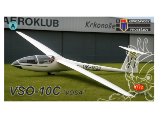 KP Model kit avion BLK0011 Orličan VSO-10C Vosa 1/72