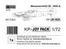 KP Model kit avion KPJ7202 Messerschmitt Bf 109G-6 KP-JOYPACK sans décalques ni instructions 1/72