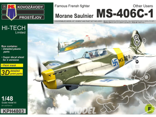 KP Model kit avion Kph4803 MS-406C-1 Autres utilisateurs serie Hi-Tech Limitée 1/48