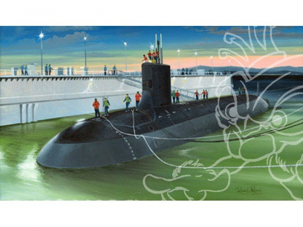 HOBBY BOSS maquette bateau 83513 USS Virginia SSN-774 1/350