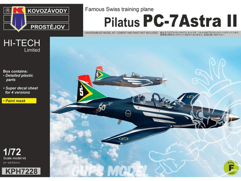 KP Model kit avion KPH7228 Pilatus PC-7 Astra II Hi-Tech 1/72