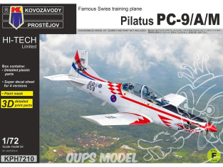 KP Model kit avion KPH7210 Pilatus PC-9/A/M Hi-Tech 1/72