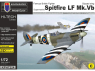 KP Model kit avion KPH7224 Spitfire LF Mk.Vb Aile coupée Hi-Tech 1/72