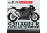 Magic Factory Maquette moto 1405 Honda CBR1000RR-R Fireblade SP Noire Pré-Peint 1/9