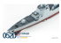 Magic Factory 1012 Maquette bateau PLAN Type 052D Destroyer pré-coloré 1/350