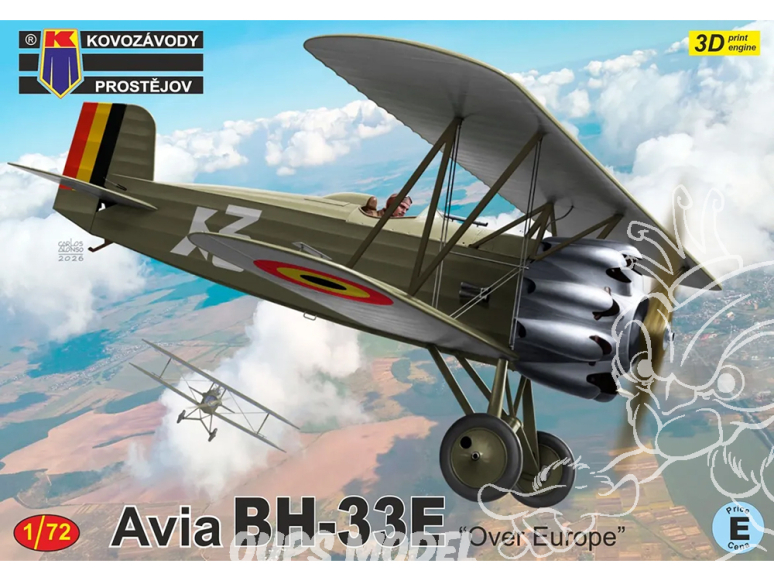 KP Model kit avion KPM0533 Avia BH-33E Au-dessus de l’Europe 1/72