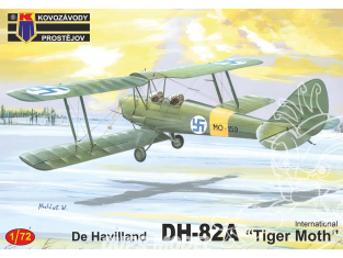 KP Model kit avion KPM0519 De Havilland DH-82A Tiger Moth International 1/72