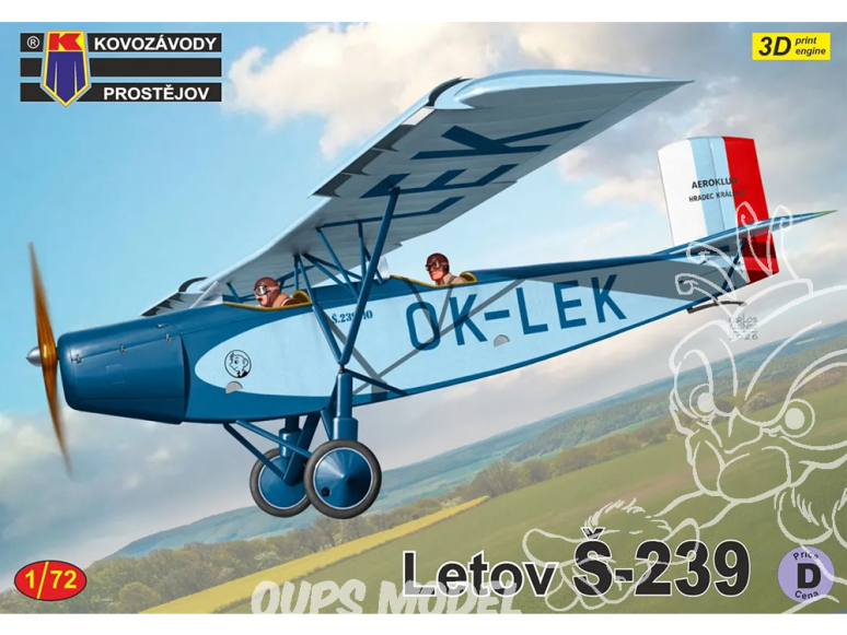 KP Model kit avion KPM0542 Letov Š-239 1/72