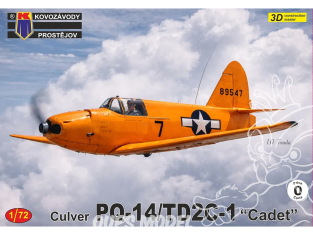 KP Model kit avion KPM0544 Culver PQ-14TD2C-1 Cadet 1/72