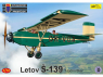 KP Model kit avion KPM0541 Letov Š-139 Hadimrška 1/72