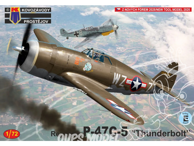KP Model kit avion KPM0513 Republic P-47C-5 Thunderbolt 1/72