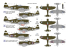 KP Model kit avion KPM0515 Republic P-47C-2/5 Thunderbolt avec réservoir Ferry 1/72