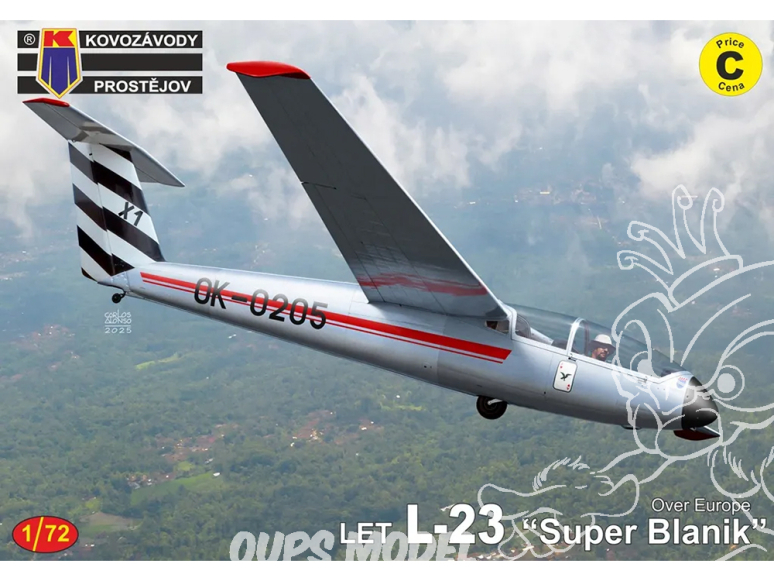 KP Model kit avion KPM0487 LET L-23 Super Blaník À travers l'Europe 1/72