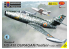 KP Model kit avion KPM0528 Dassault MD-450 Ouragan/Toofani Indian AF 1/72
