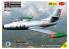 KP Model kit avion KPM0531 Dassault MD-450 Ouragan En service français 1/72