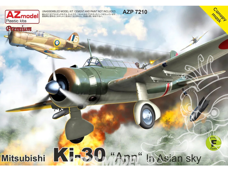 AZ Model Kit avion AZP7211 Breda Ba-65A-80 Nibbio En service Italien 1/72