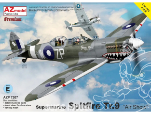 AZ Model Kit avion AZP7207 Supermarine Spitfire Tr.9 Air Show 1/72