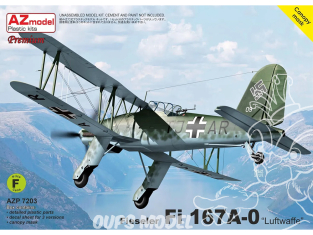 AZ Model Kit avion AZP7203 Fieseler Fi Fi 167A-0 Luftwaffe 1/72