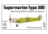 IBG maquette avion print 3D A720001 Supermarine Type 300 prototype K5054 De Spitfire 1avec pilote /72