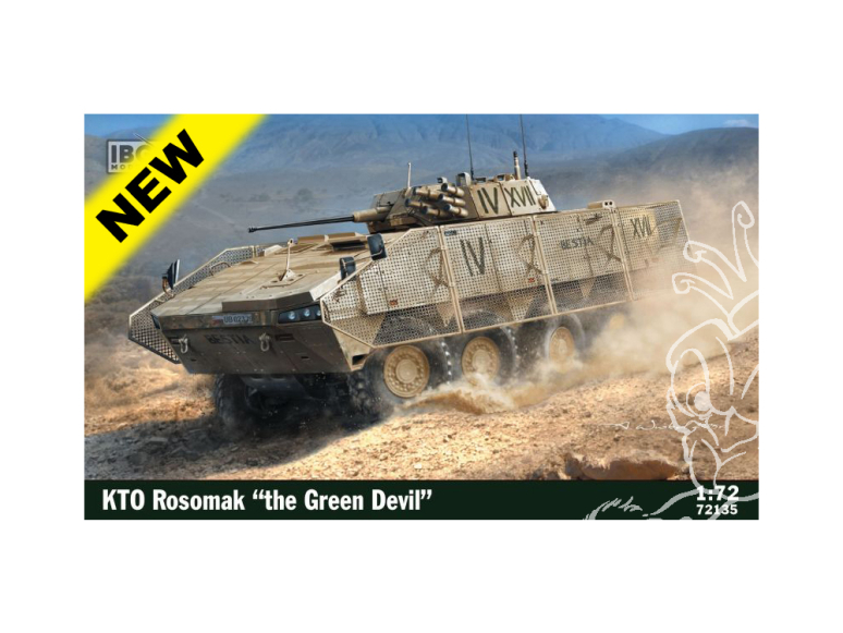 IBG maquette militaire 72135 KTO Rosomak The Green Devil 1/72