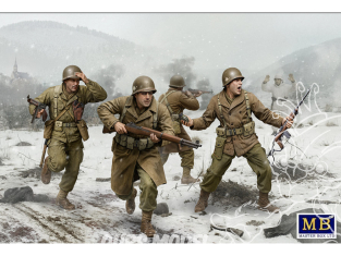 Master Box maquette militaire 35253 U.S. 101st Airborne division Bastogne 1944 WWII 1/35