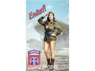 Master Box 24087 Série Pin-up Jusqu'au bout Kit n° 7 1/24