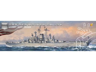 Very Fire Hobby maquette bateau 350918-DLX USS Des Moines Deluxe 1/350